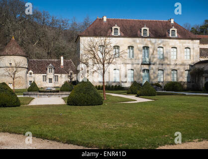 Fontenay Abbey, Montbard, France Stock Photo