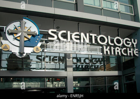 die neu eroeffnete Zentrale der 'Scientology Kirche', Otto-Suhr-Allee, Berlin-Charlottenburg. Stock Photo