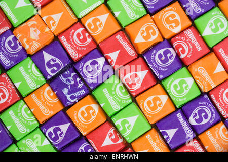 Starburst sweets pattern. Stock Photo