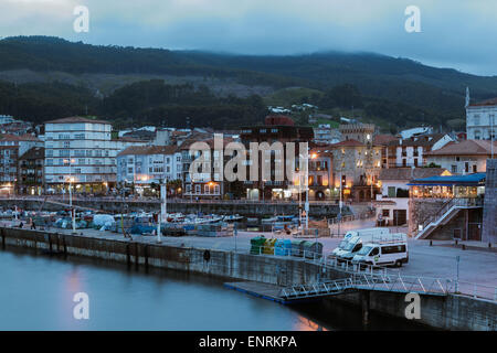 Fishing Port of Castro Urdiales, Cantabria, Spain, Europe Stock Photo