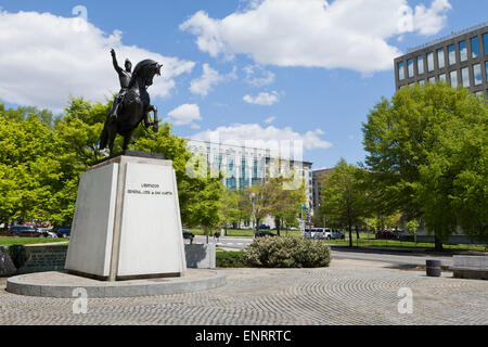 Libertador General Jose de San Martin memorial equestrian statue - Washington, DC USA Stock Photo