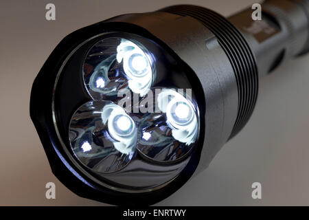 LED flashlight Stock Photo