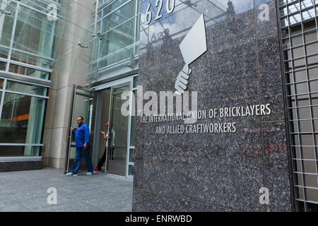 The International Union of Bricklayers and Allied Craftworkers building - Washington, DC USA Stock Photo