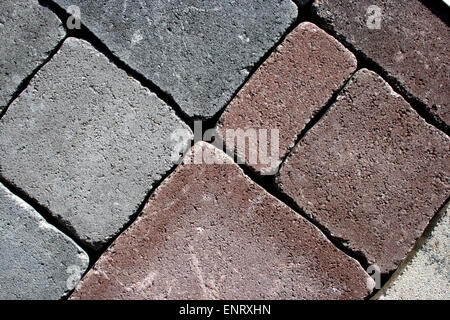 Granular decorative pavement, seamless tile texture Stock Photo