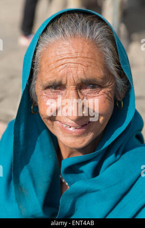 Local Woman, Kathmandu, Nepal Stock Photo