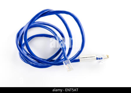 wireless lan cable on a white background Stock Photo