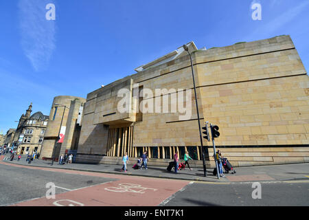 New exterior of National Museum of Scotland Chambers St Edinburgh city, Scotland Stock Photo
