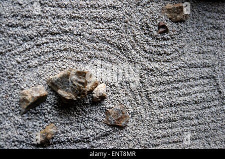 Rioanji, Kyoto - Zen garden Stock Photo