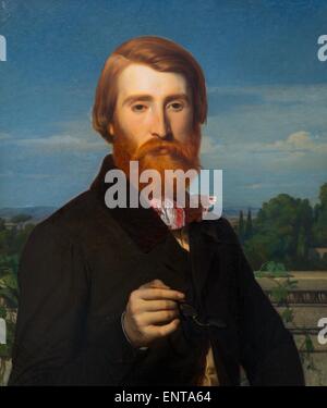 Portrait of Alfred Bruyas Oil on canvas 25/10/2013 - 19th century Collection Stock Photo