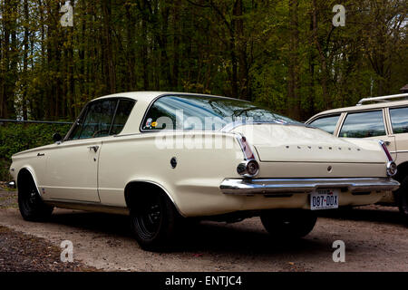 Vintage 1965 Plymouth Barracuda Fastback muscle car Stock Photo