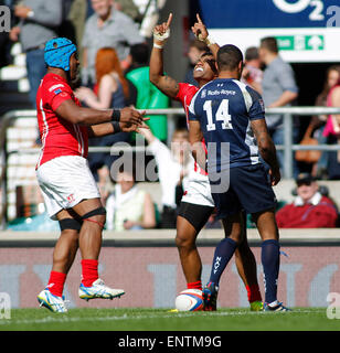 TWICKENHAM, ENGLAND - MAY 09:  during the Babcock Trophy rugby union match between The British Army and the Royal Navy played in Twickenham Stadium, on May 09, 2015 in Twickenham, England.  (Photo by Mitchell Gunn/ESPA) *** Local Caption *** Stock Photo