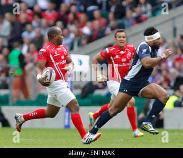 TWICKENHAM, ENGLAND - MAY 09:  during the Babcock Trophy rugby union match between The British Army and the Royal Navy played in Twickenham Stadium, on May 09, 2015 in Twickenham, England.  (Photo by Mitchell Gunn/ESPA) *** Local Caption *** Stock Photo