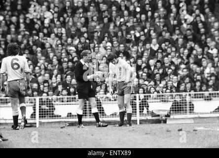 Norwich City FC Queens Park Rangers v. Norwich City FC. 6th April 1972. Stock Photo