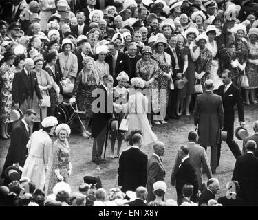 Royal Garden Party 1962. Stock Photo