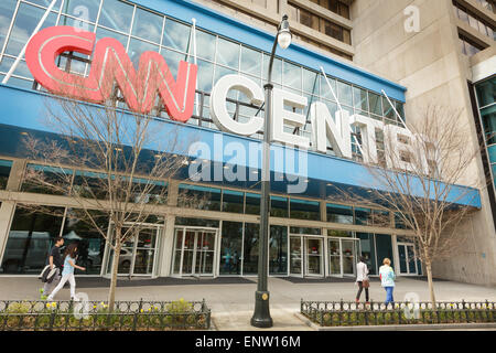 CNN Center, Atlanta, Georgia, USA Stock Photo