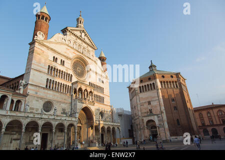 the majestic Cathedral of Cremona Stock Photo