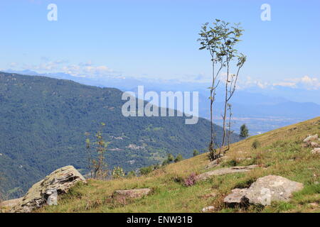 Mountains Italian Alps. Paesana. Italy. Stock Photo