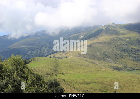 Mountains Italian Alps. Paesana. Italy. Stock Photo