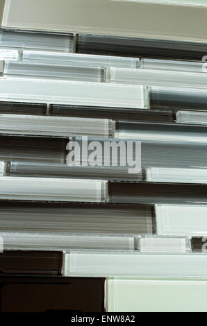 glass mosaic tile for backsplashes in kitchens and other home interior spaces Stock Photo