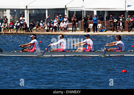 FISA 2014 World Rowing Masters Regatta Stock Photo