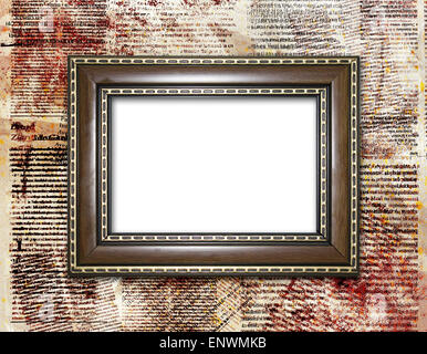 Old grunge frames Victorian style on the abstract background Stock Photo