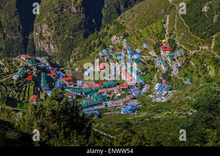 Namche Bazaar, Nepal Stock Photo