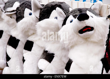 Stuffed Dog Toys Stock Photo