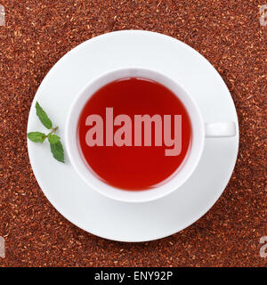 Rooibos Tee in einer Teetasse Stock Photo