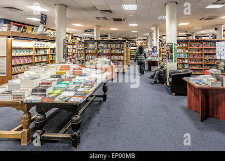 The Norrington Room in the basement of the famous Blackwell's bookshop in the University city of Oxford, England, United Kingdom Stock Photo