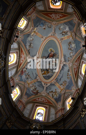 inside the Carmelite church, Mdina Malta Mediterranean inside the Carmelite church, Mdina Malta Mediterranean