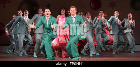 Photocall for 'White Christmas' the musical at the Dominion Theatre on Tottenham Court Road, London  Featuring: Tom Chambers,Aled Jones Where: London, United Kingdom When: 07 Nov 2014 Credit: WENN.com Stock Photo