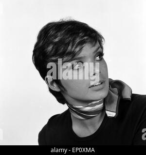 Deutsche Schauspielerin Uschi Glas, Anfang 1970er Jahre. German actress Uschi Glas, beginning 1970s. Stock Photo