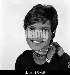 Deutsche Schauspielerin Uschi Glas, Anfang 1970er Jahre. German actress Uschi Glas, beginning 1970s. Stock Photo