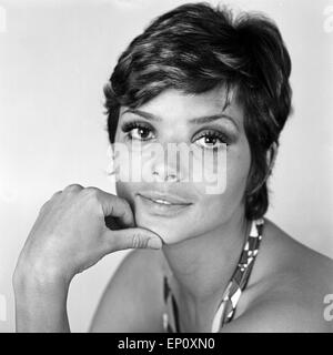 Deutsche Schauspielerin Uschi Glas, Anfang 1970er Jahre. German actress Uschi Glas, beginning 1970s. Stock Photo