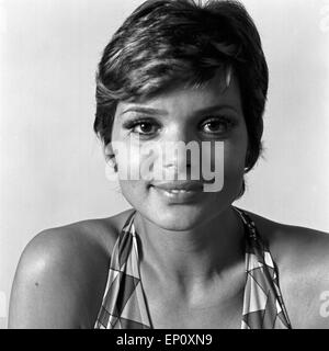 Deutsche Schauspielerin Uschi Glas, Anfang 1970er Jahre. German actress Uschi Glas, beginning 1970s. Stock Photo