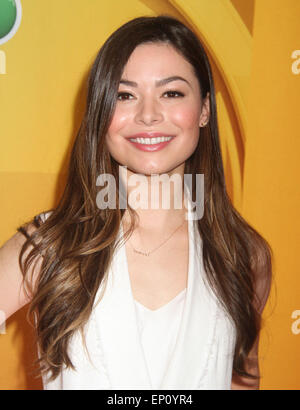 Actress Miranda Cosgrove attends The 2015 NBC Upfront Presentation at