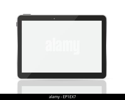 Black Tablet PC Vector Illustration Stock Vector