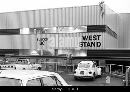 New West Stand at Valley Parade, home of Bradford City FC, 8th December 1986. Stock Photo