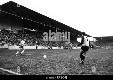 New Stand at Valley Parade, home of Bradford City FC is reopened with an exhibition match against an England international XI, 14th December 1986. Stock Photo