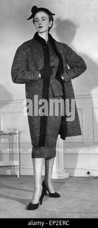 Clothing Fashion 1954. August 1954 Stock Photo