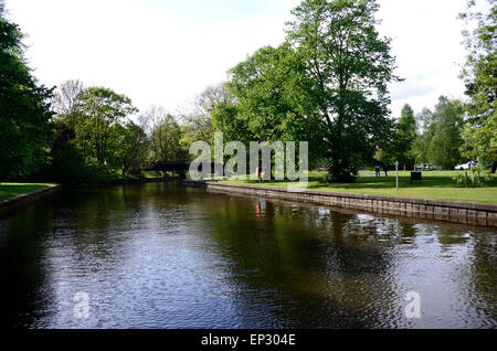 A view of the River Thames at Windsor in Berkshire. Stock Photo