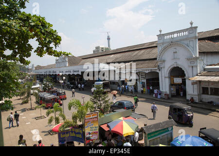 Exterior Fort railway station, Colombo, Sri Lanka, Asia Stock Photo