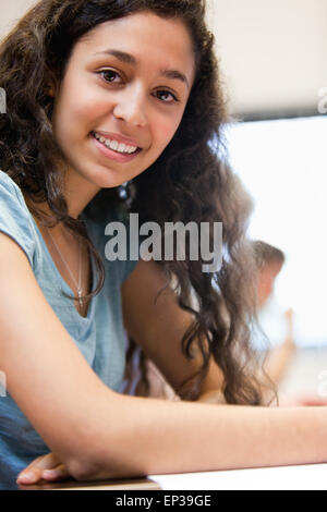 Portrait of a smiling young student Stock Photo