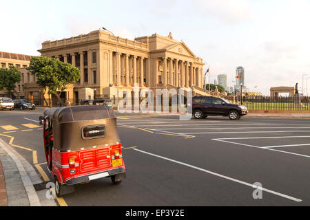 Old Parliament Building now the Presidential Secretariat offices, Colombo, Sri Lanka Stock Photo