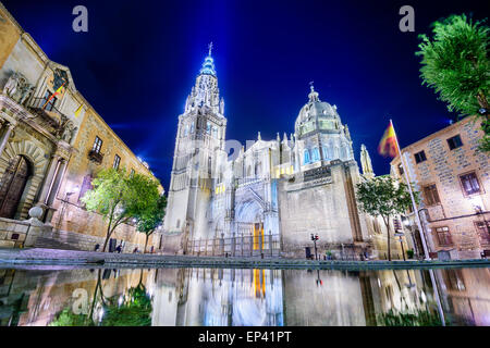 Toledo, Spain at the The Primate Cathedral of Saint Mary of Toledo. Stock Photo