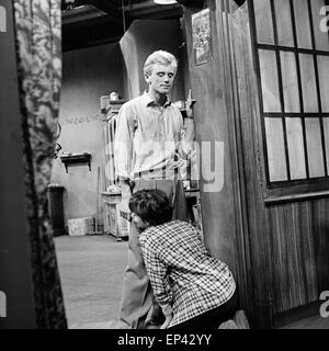 Blick zurück im Zorn, Fernsehspiel, Deutschland 1958, Regie: John Olden, Darsteller: Ingrid Andree, Horst Frank Stock Photo