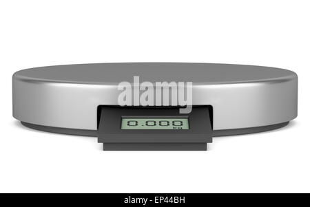 Modern digital kitchen scale isolated on white background Stock Photo ...