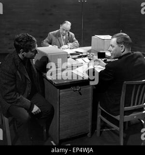 Anfrage, Mystery Fernsehspiel, Deutschland 1962, Regie: Egon Monk, Szenenfoto Stock Photo