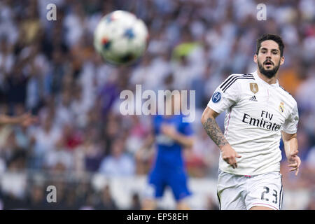 Madrid, Spain. 13th May, 2015. Isco (Real) Football/Soccer : UEFA Champions League Semi-final 2nd leg match between Real Madrid 1-1 Juventus at Estadio Santiago Bernabeu in Madrid, Spain . Credit:  Maurizio Borsari/AFLO/Alamy Live News Stock Photo