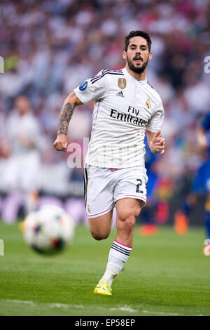 Madrid, Spain. 13th May, 2015. Isco (Real) Football/Soccer : UEFA Champions League Semi-final 2nd leg match between Real Madrid 1-1 Juventus at Estadio Santiago Bernabeu in Madrid, Spain . Credit:  Maurizio Borsari/AFLO/Alamy Live News Stock Photo